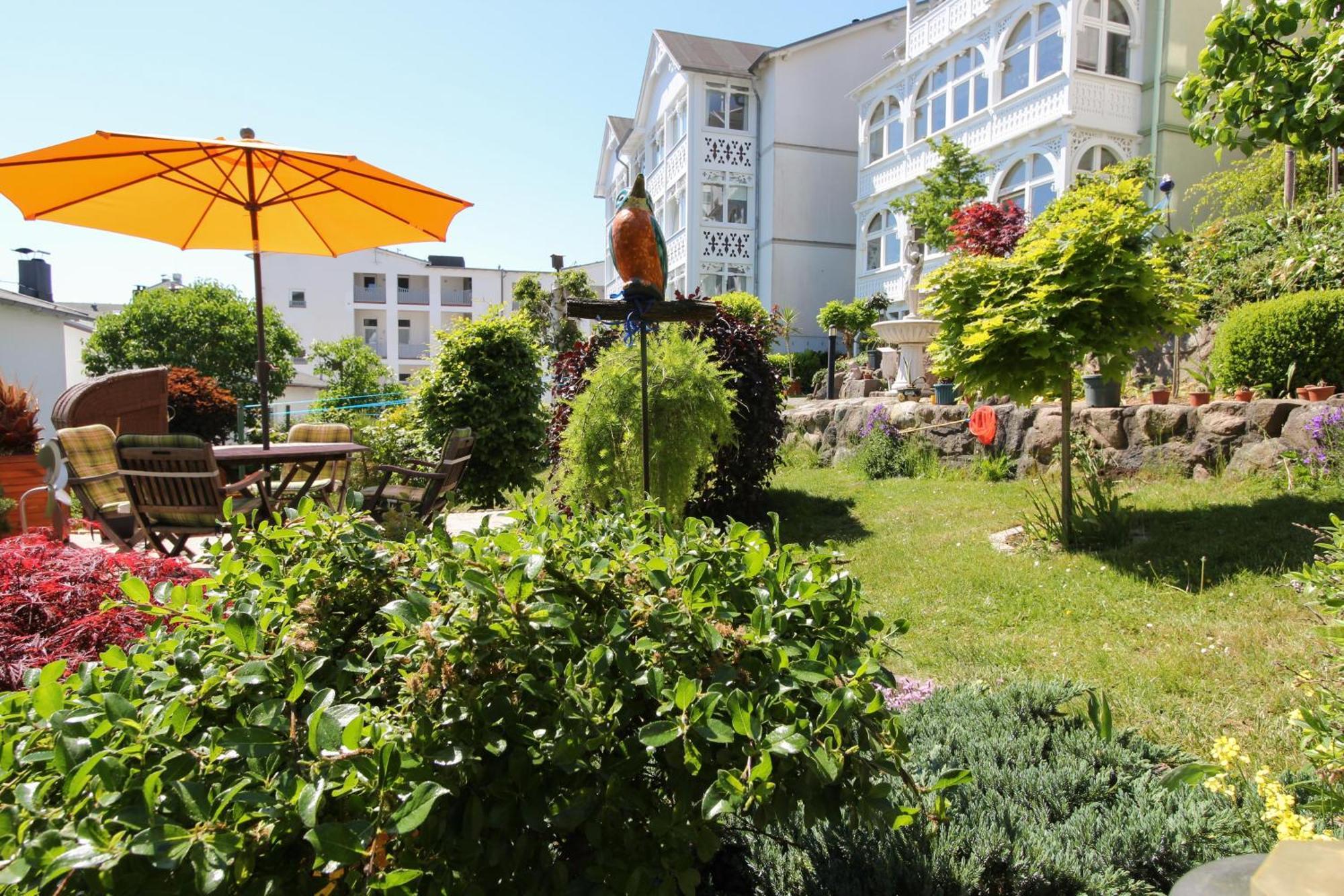 Villa Fernsicht - Wohnung Nr 1 - Mit Meerblick 사스니츠 외부 사진