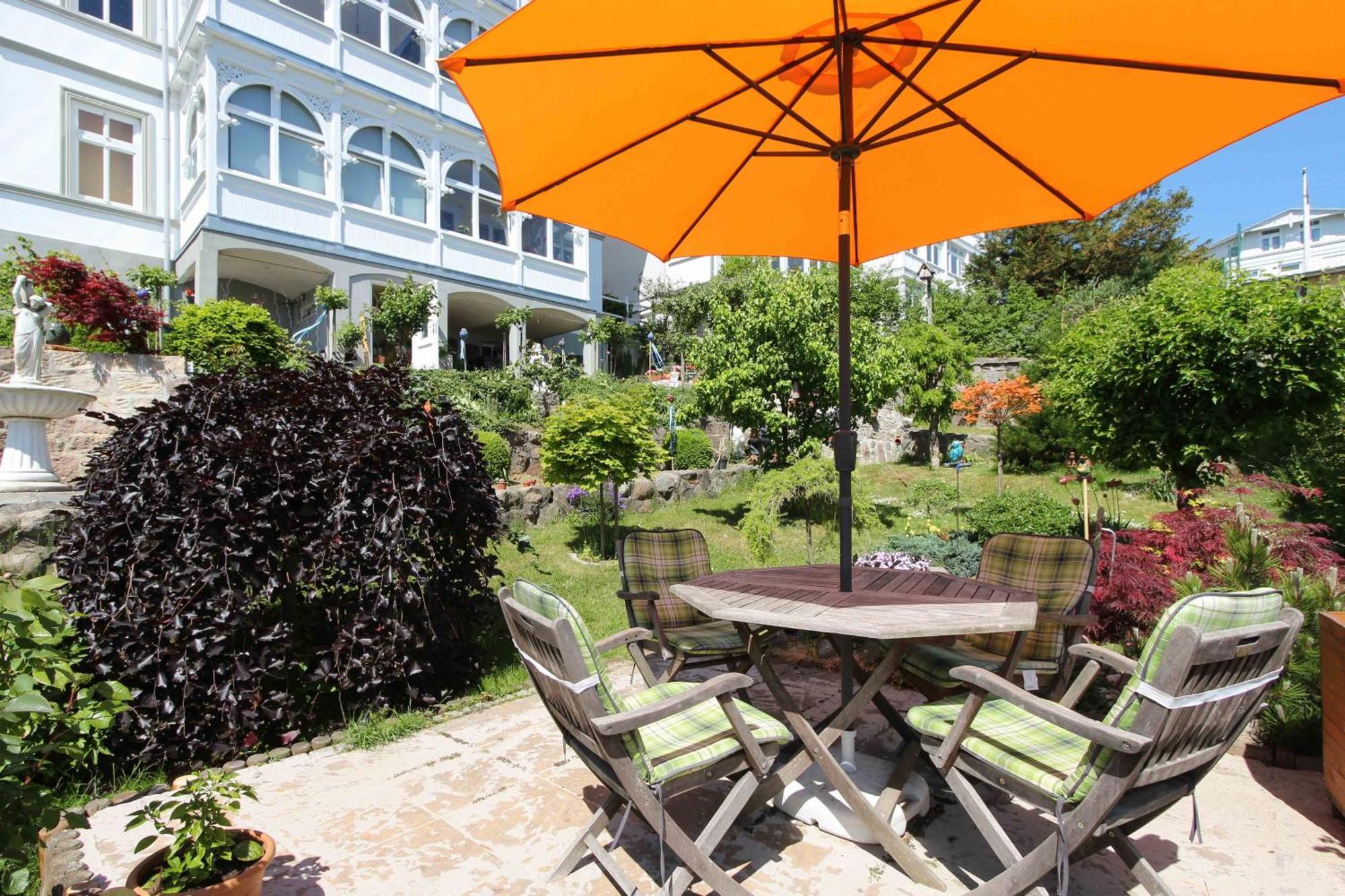Villa Fernsicht - Wohnung Nr 1 - Mit Meerblick 사스니츠 외부 사진